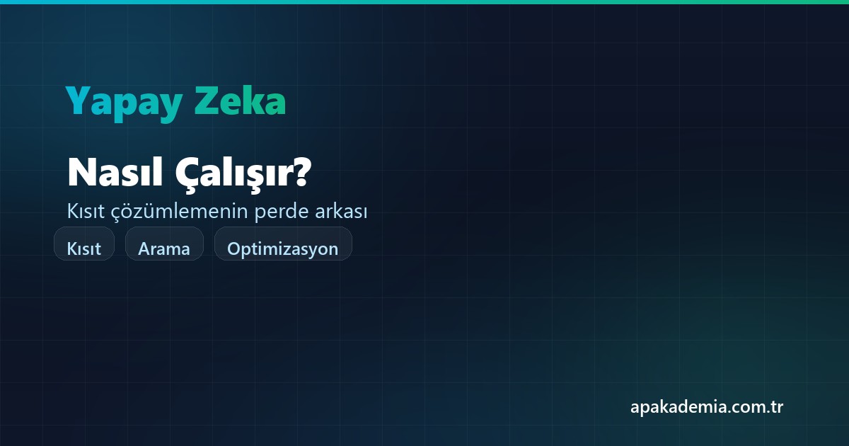 Yapay zeka ders programını nasıl oluşturur